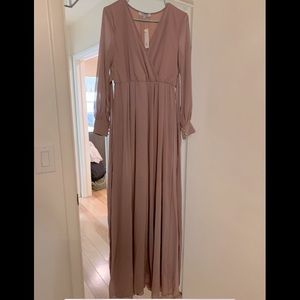 Baltic Born LYDIA DEEP MAUVE MAXI DRESS